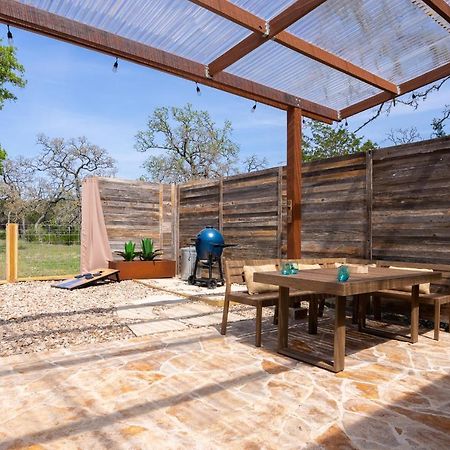 Romantic Tiny Luxury Retreat W Heated Pool, Sauna N Outdoor Shower In Wimberley 10 Acres Dış mekan fotoğraf