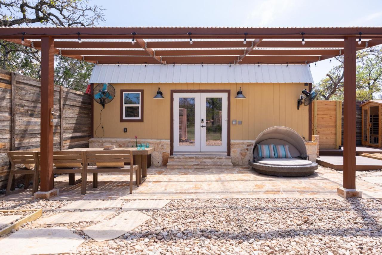 Romantic Tiny Luxury Retreat W Heated Pool, Sauna N Outdoor Shower In Wimberley 10 Acres Villa Dış mekan fotoğraf